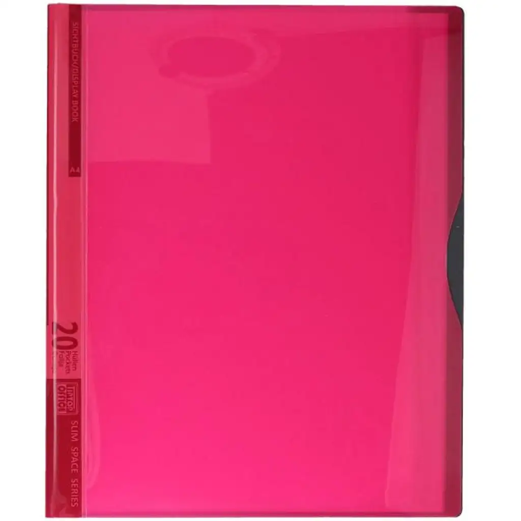 Spirit: Neonrot Präsentationsmappe 20 Fächer A4