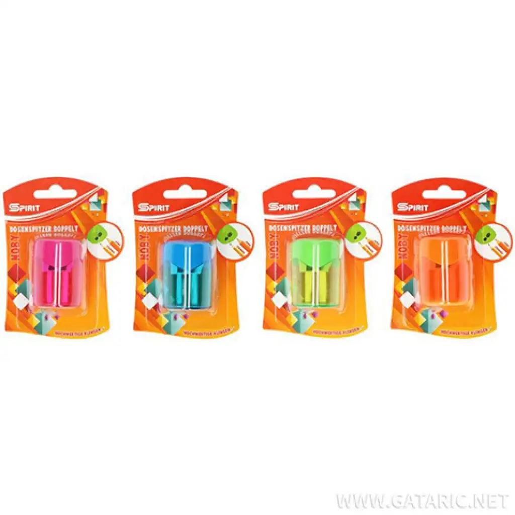 Spirit: Nody 2-Loch-Behälterspitzer in verschiedenen Farben, 1 Stück pro Packung
