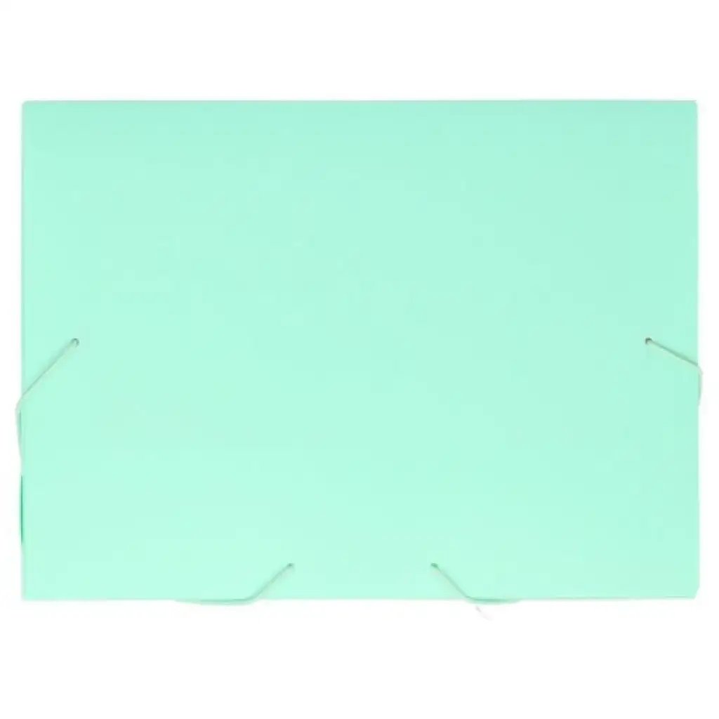 Spirit: Pastellgrüner Gummizug-Ordner A4 mit 30mm Dicke