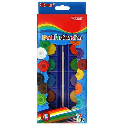 Spirit: Premium Aquarellfarbenset mit 12 Farben