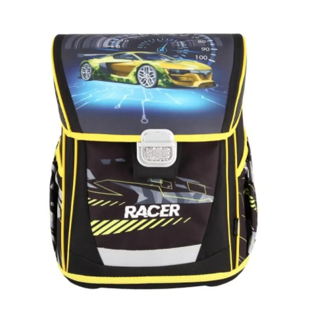 Spirit: Racer 4-teiliges Cool ergonomisches Schulranzen-Set