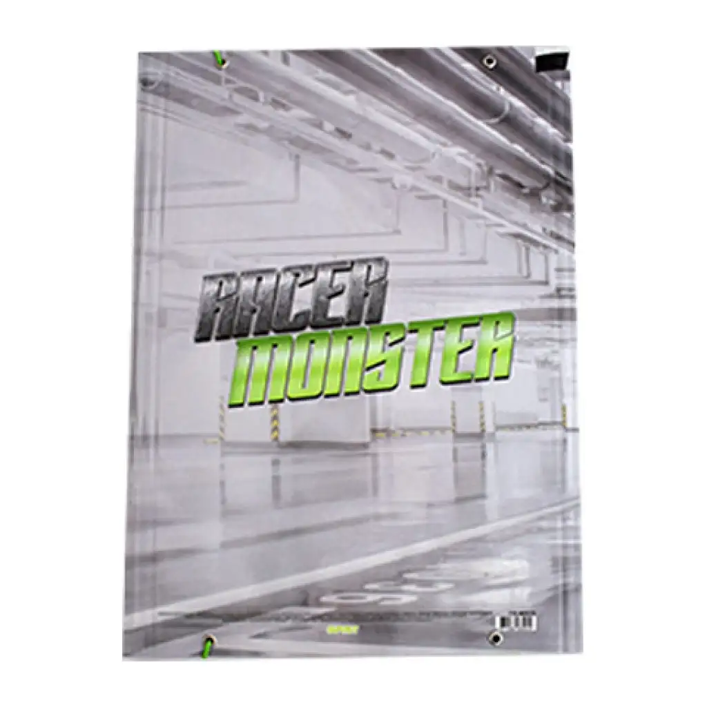 Spirit: Racer Monster Gummibandmappe in A4-Größe kép 2