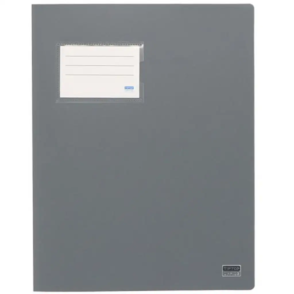 Spirit: Ringbuch mit Kartenhalter in Grau A4