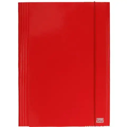 Spirit: Rote Karton-Gummimappe A4 900g