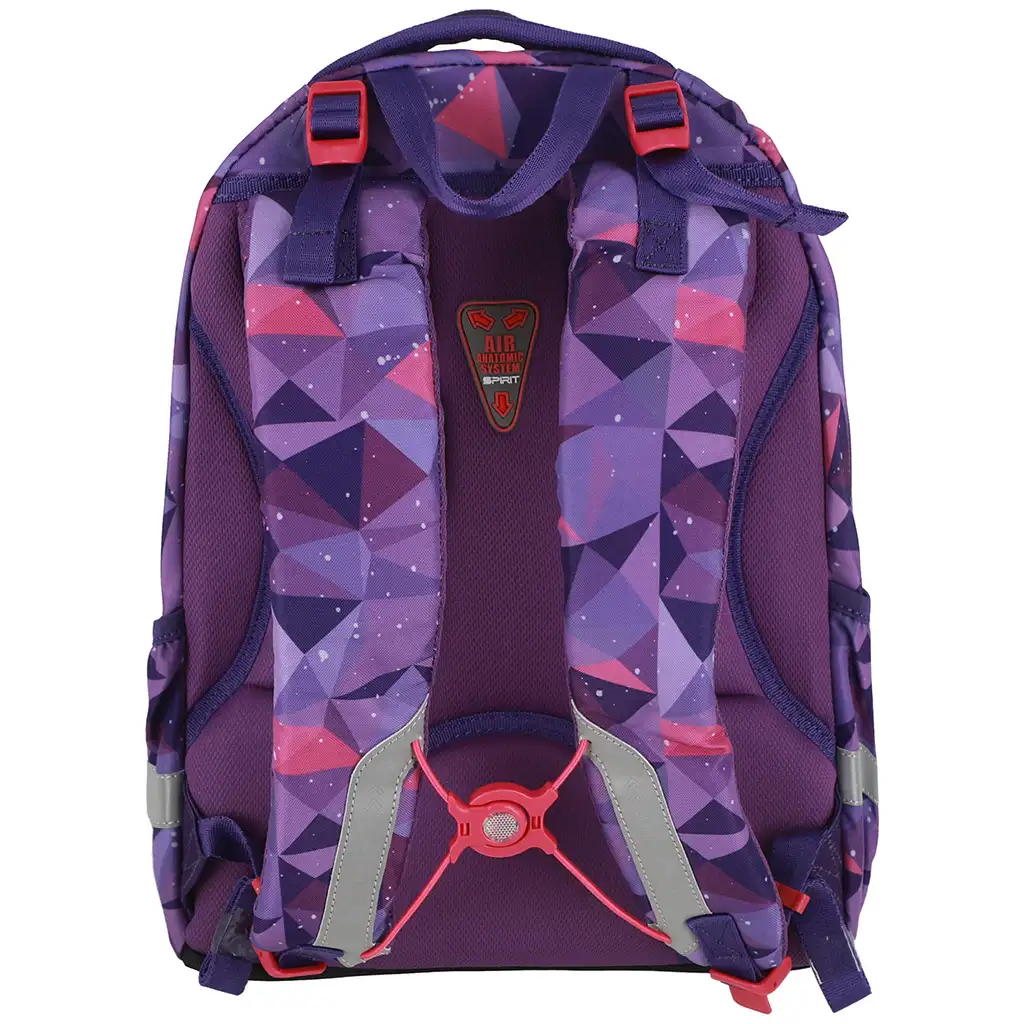 Spirit: Schmetterling 3D-Muster abgerundeter Schulranzen, Rucksack 34x26x44cm kép 4
