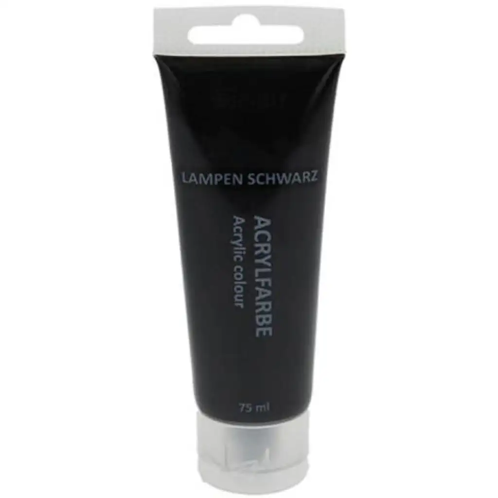 Spirit: Schwarze Acrylfarbe 75ml
