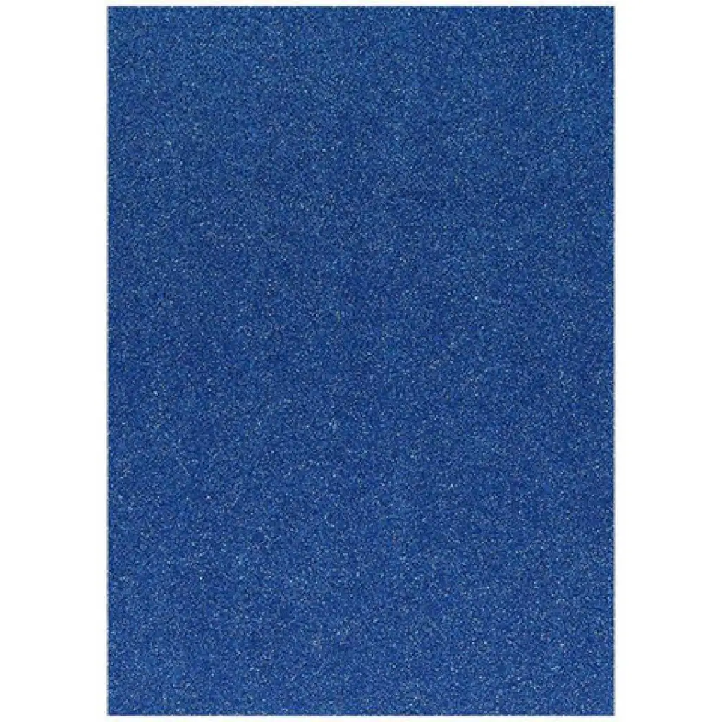 Spirit: Selbstklebender glitzernder Dekorationsschaumstoff in Blau A/4 1 Stk.