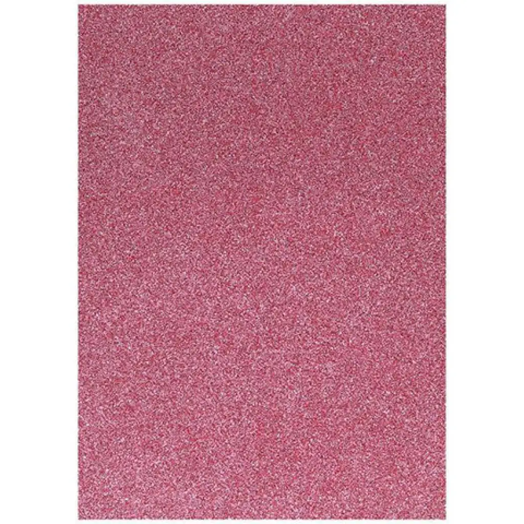 Spirit: Selbstklebender glitzernder Dekorationsschaumstoff in Malvenfarbe A/4 1 Stk.