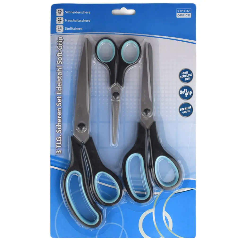 Spirit: Soft Grip 3-teiliges Scherenset