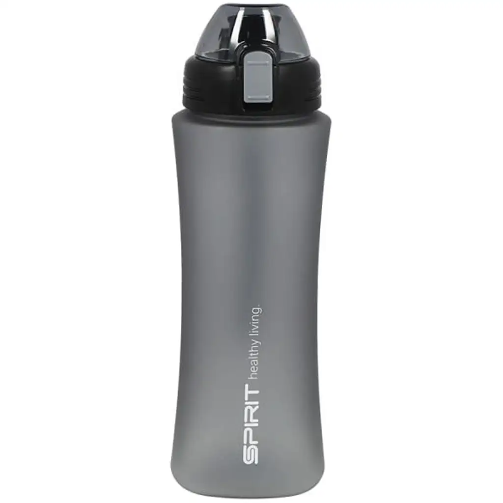 Spirit: Sport schwarze BPA-freie Trinkflasche 660ml