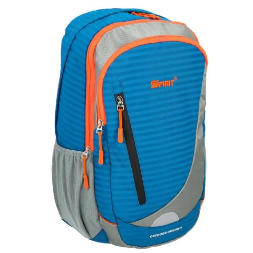 Spirit: Stilo blau-grau-orange Schultasche, Rucksack 47x21x21cm kép 3