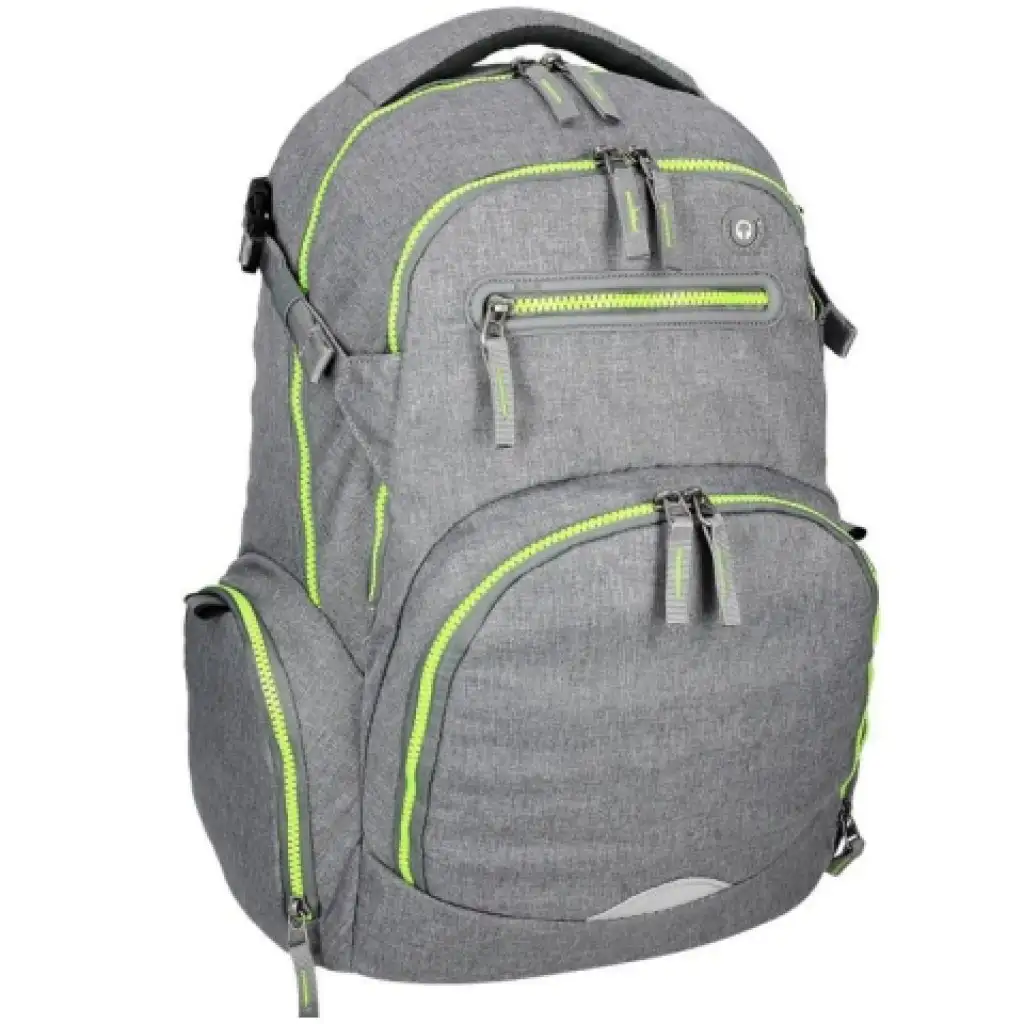 Spirit: Stinger silbergrauer Premium ergonomischer Schulranzen Rucksack kép 2