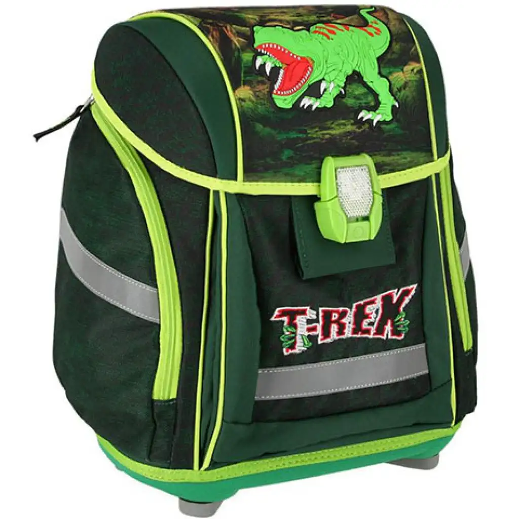 Spirit: T-Rex, 3D-Muster, LED-Schulranzen, Rucksack 5-teiliges Set kép 4