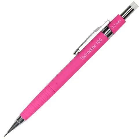 Spirit: Technoline 100 mechanischer Bleistift 0,7mm rosa