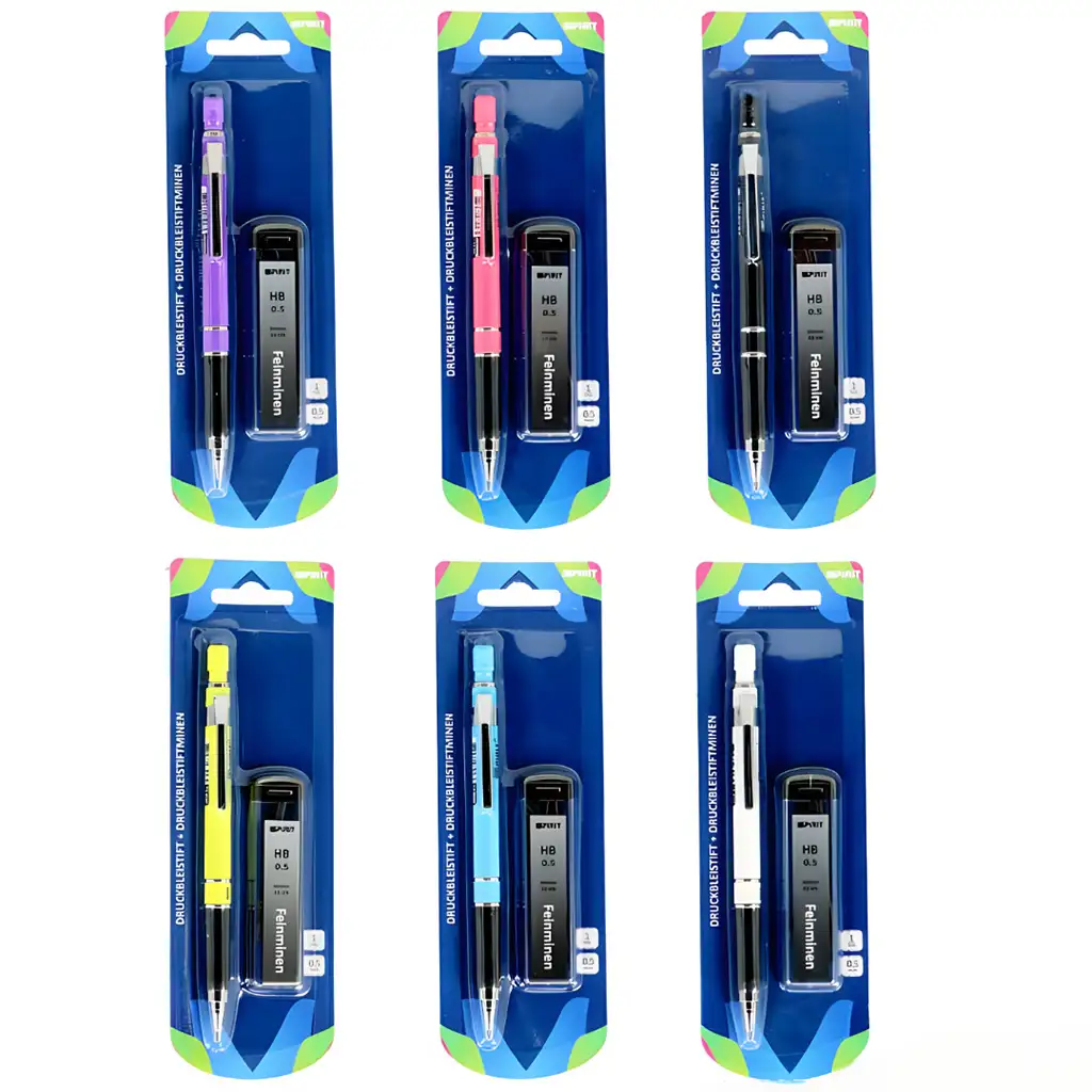 Spirit: Technoline 100 mechanischer Druckbleistift 0,5mm HB mit Graphitmine