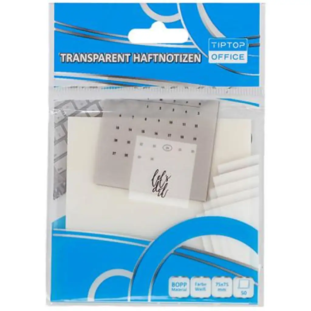 Spirit: Transparente weiße selbstklebende Seitenmarkierungen 75x75mm