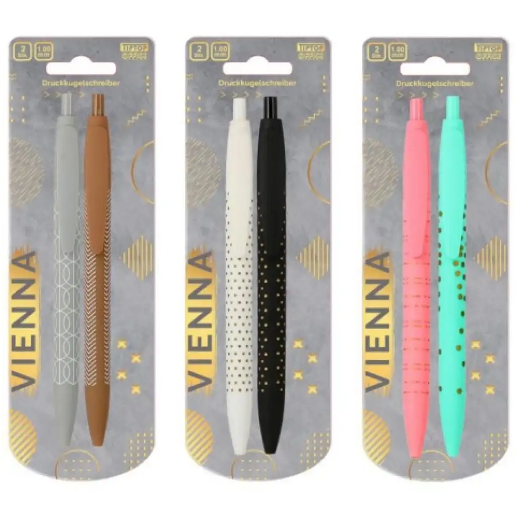 Spirit: Vienna 2-teiliges Kugelschreiber-Set in verschiedenen Ausführungen