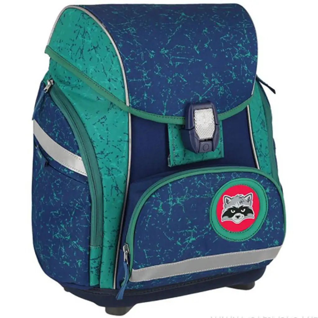 Spirit: Waschbär-LED-Schulranzen, Rucksack 7-teiliges Set kép 6