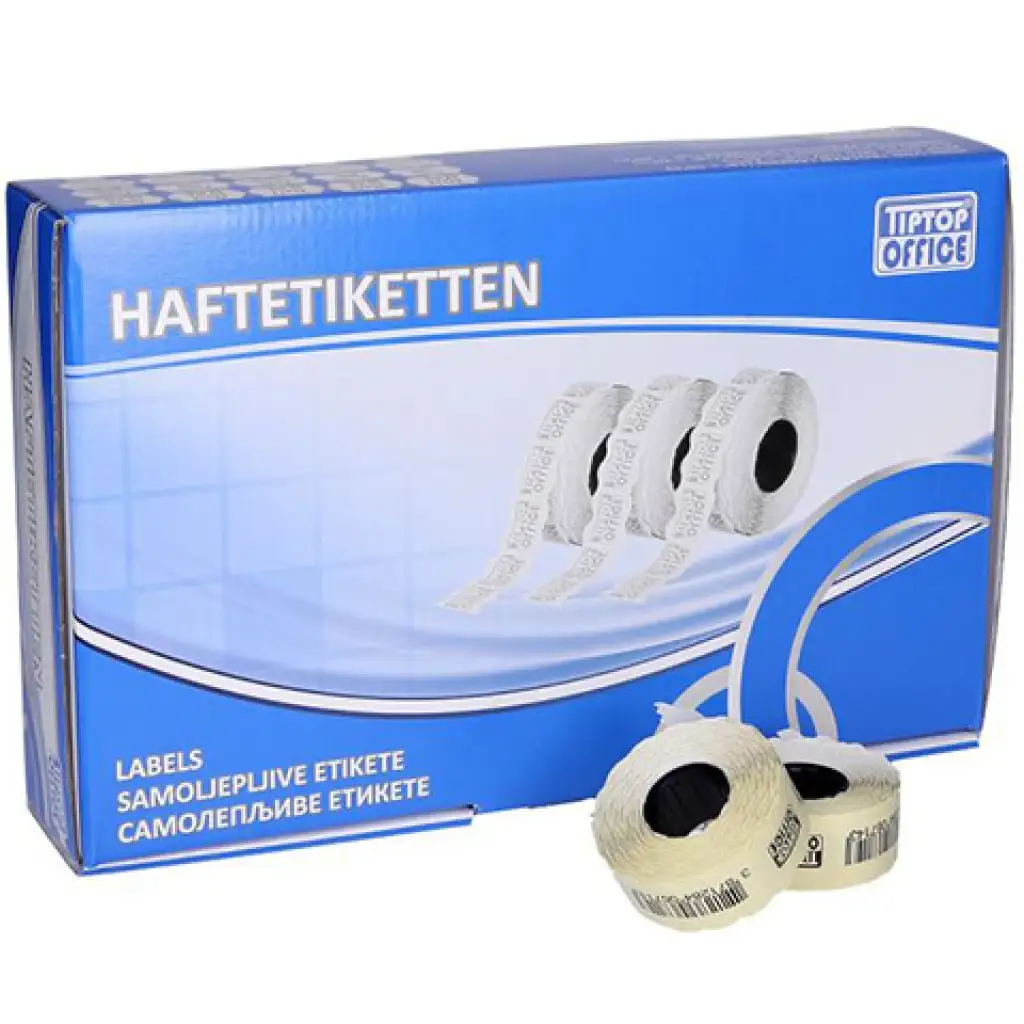 Spirit: Weiße Preisauszeichnungsetikette 26x16mm