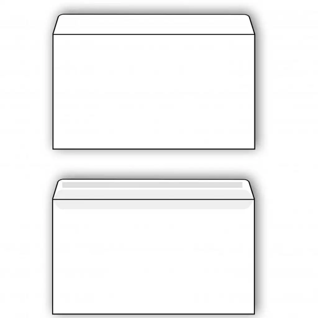 Spirit: Weiße Umschläge B5 25x17cm 25er-Pack kép 2