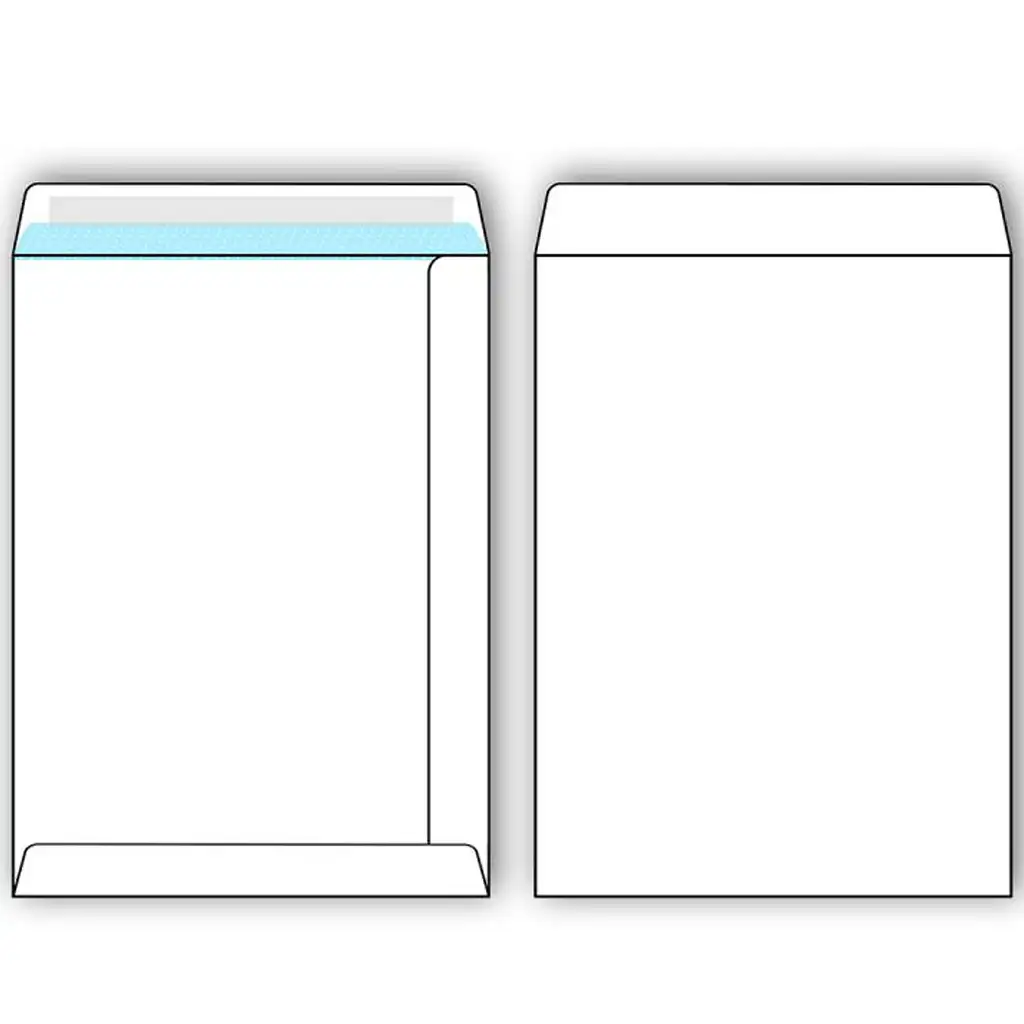 Spirit: Weißer Umschlag B4 25x35cm 10er-Pack kép 2