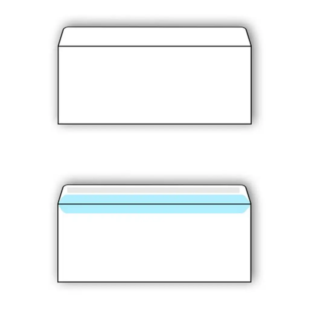 Spirit: Weißer Umschlag LA/4 11x23cm 1 Stk