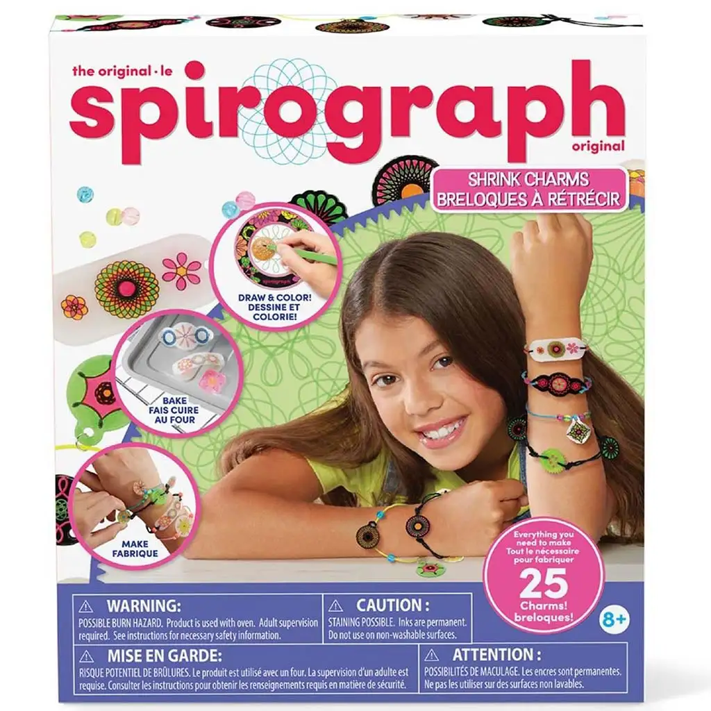 Spirograph: Kreatives Set für bügelbare Schmuckstücke