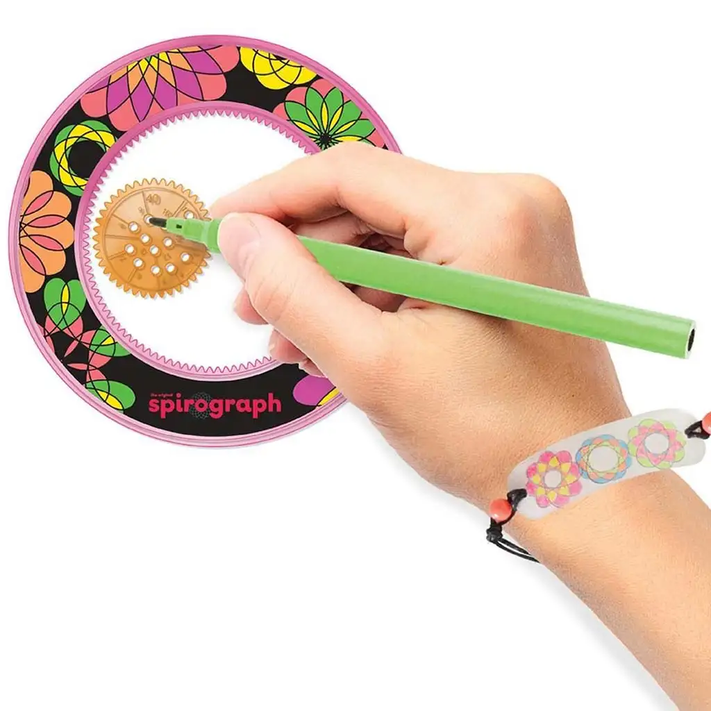 Spirograph: Kreatives Set für bügelbare Schmuckstücke kép 3