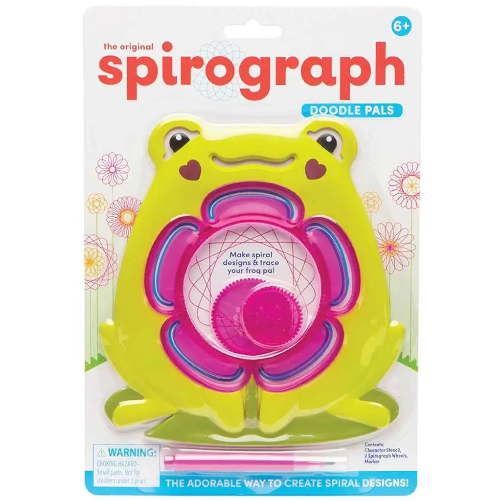 Spirograph: Zeichenfreunde Kreativ-Set - Frosch