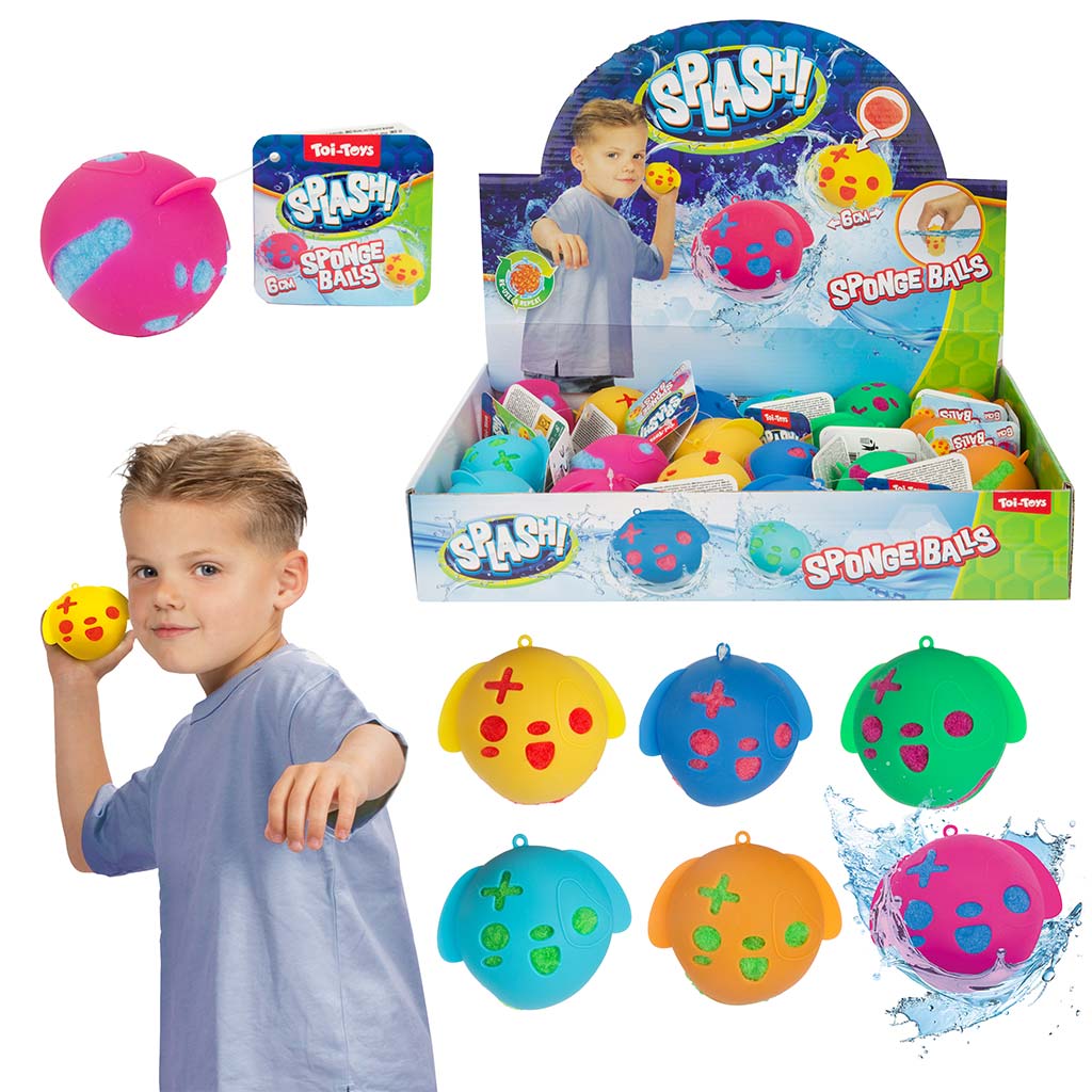 Splash wiederverwendbarer Wasserbombenball 6 cm, in verschiedenen Ausführungen, 1 Stück