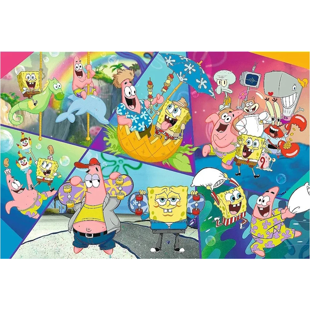 SpongeBob und die Bewohner von Bikini Bottom 300-teiliges Puzzle – Trefl kép 2