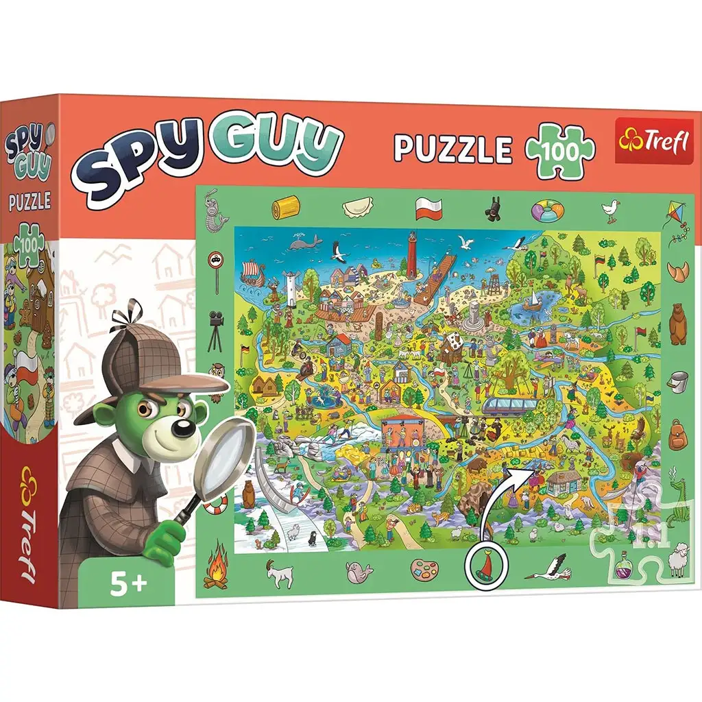 Spy Guy 100-teiliges Puzzle Polen - Trefl