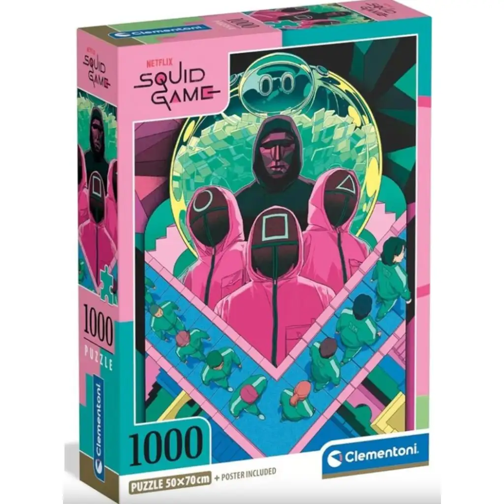 Squid Game 2 kompakt 1000-teiliges Puzzle - Clementoni