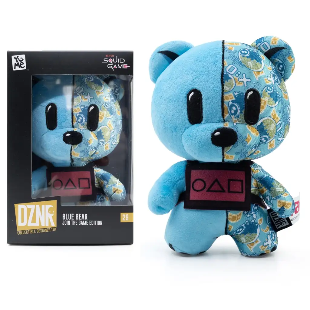 Squid Game DZNR Blue Bear Plüschfigur Join the Game Edition 18cm