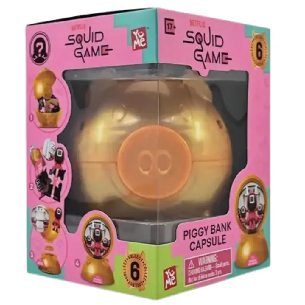 Squid Game Sparschwein Überraschungskapsel 1 Stk.