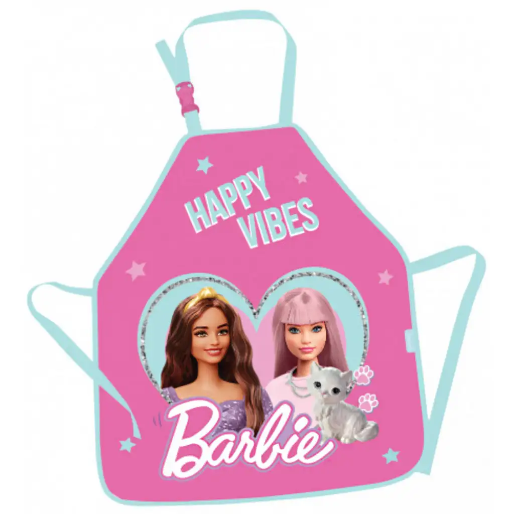 St.Right Barbie Happy Vibes rosa Schürze