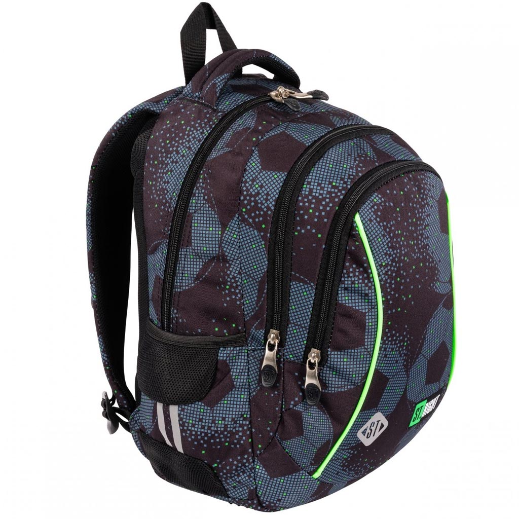 St.Right Football ergonomischer Schulranzen, Rucksack BP26 39x27x17cm