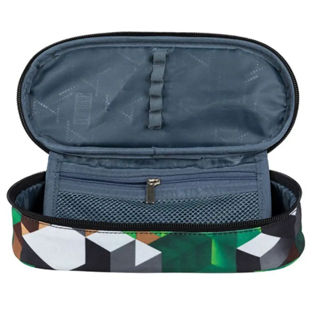 St.Right Green 3D ovales Federmäppchen kép 2