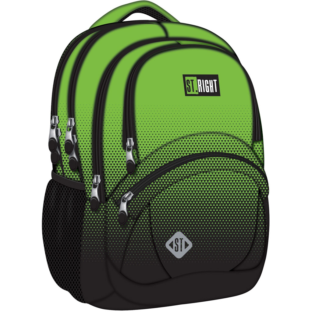 St.Right Green Gradien Schulranzen, Rucksack BP05 42x30x19cm