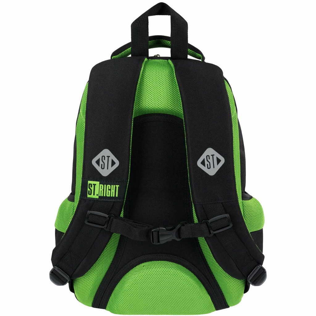 St.Right Green Power Schulranzen, Rucksack BP26 39x27x17cm kép 3