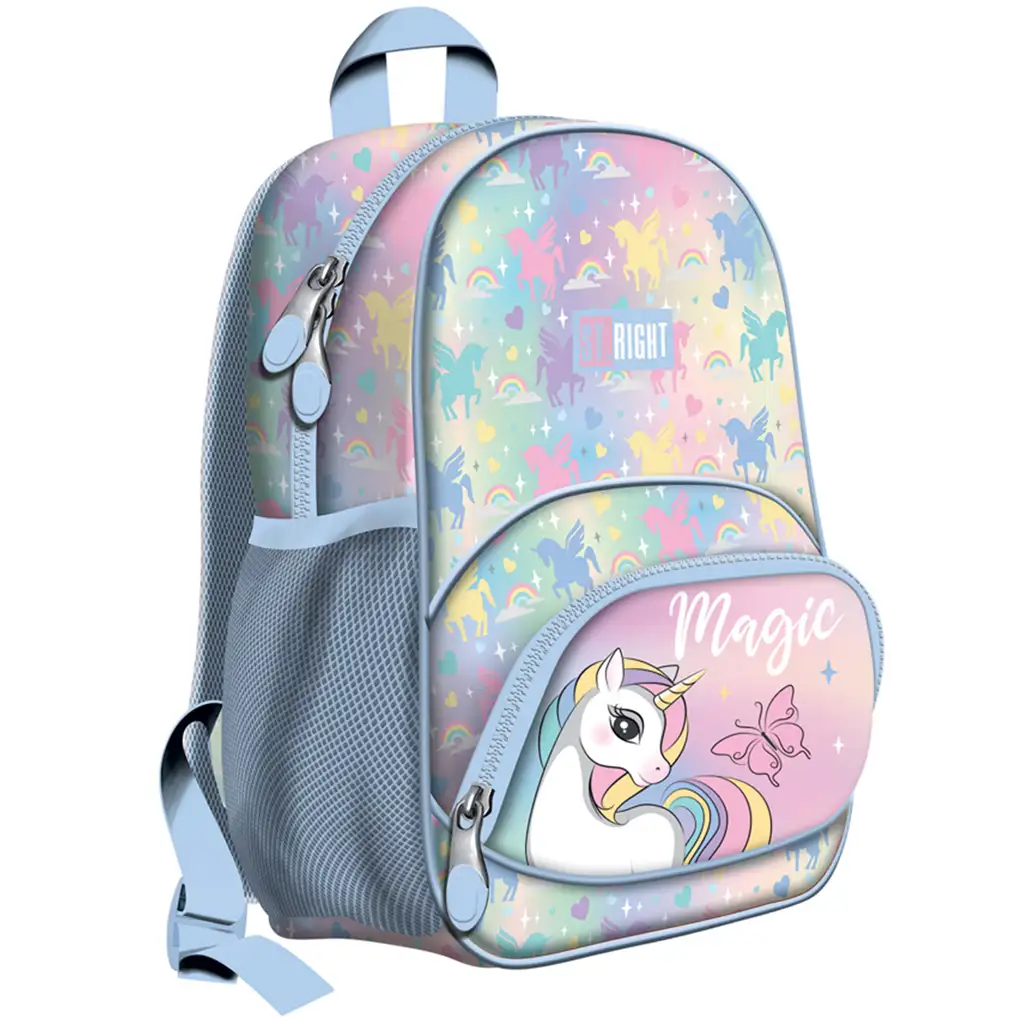 St.Right Magic Unicorn ergonomischer Schulranzen, Rucksack BP-70