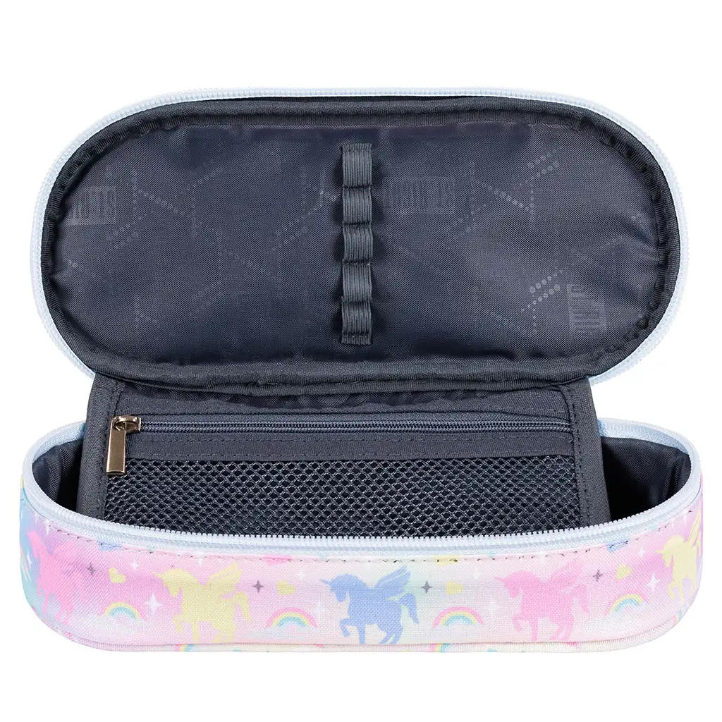 St.Right Magic Unicorn ovales Federmäppchen PC01 23x9,5x6cm kép 2