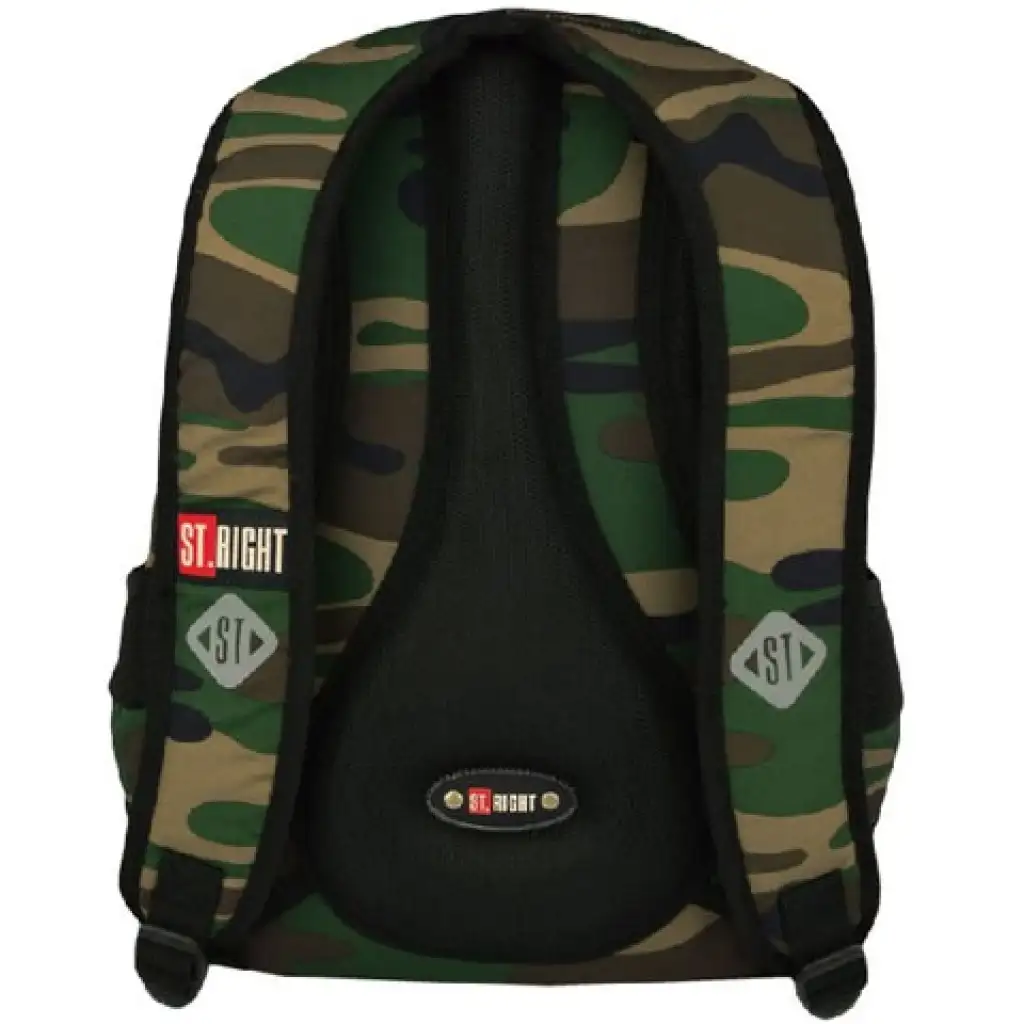 St.Right Moro tarnfarbener zweifach unterteilter Schulranzen, Rucksack kép 2