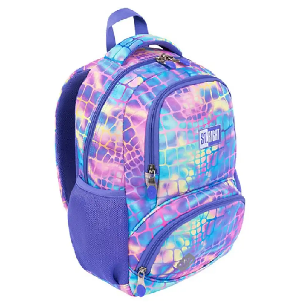St.Right Pastel Snake ergonomischer einteiliges Schulranzen, Rucksack 38x26,5x16cm kép 2