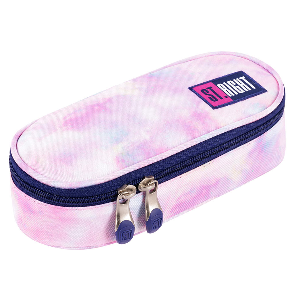 St.Right: Pink Sky pastellrosa ovales Federmäppchen 23cm