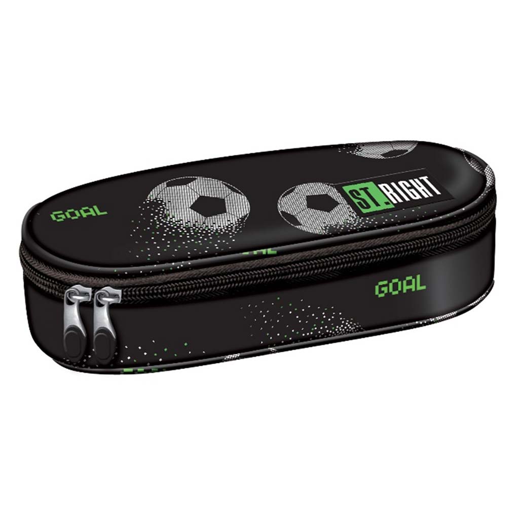 St.Right Pixel Balls ovales Federmäppchen PC01 23x9,5x6 cm