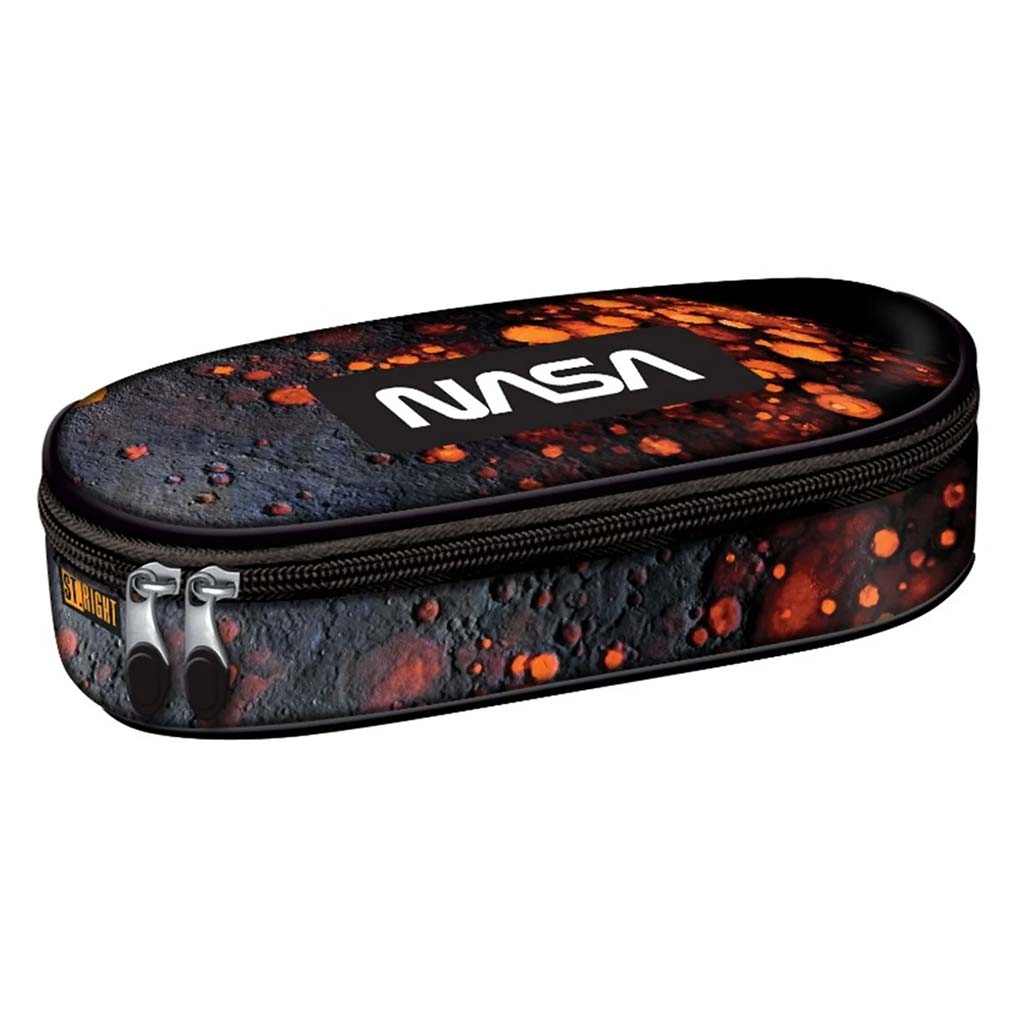 St.Right Red Planet ovales Federmäppchen PC01 23x9,5x6cm