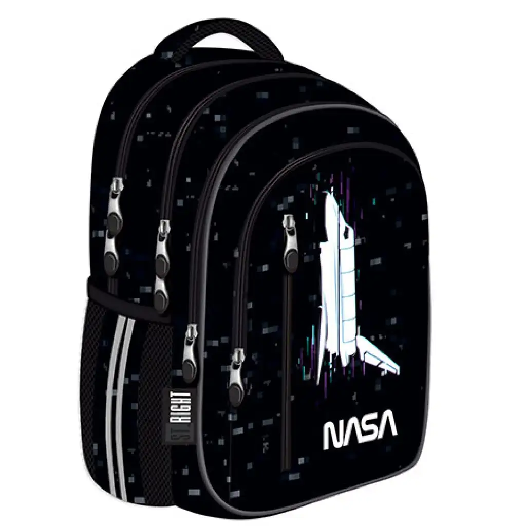 St.Right Spacecraft Nasa vierfach unterteilte Schultasche, Rucksack 40x28x18cm