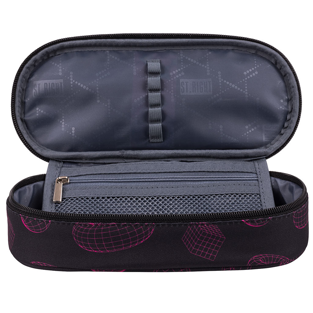 St.Right Virtual Heart ovales Federmäppchen PC01 23x9,5x6cm kép 2