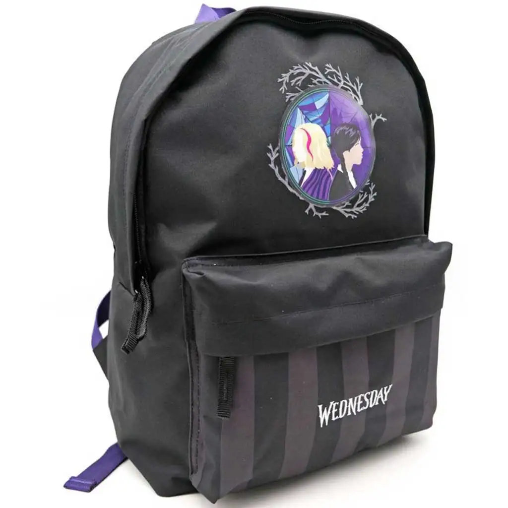 St.Right: Wednesday zweifächiger Schulrucksack, Rucksack 40x30x12cm kép 2